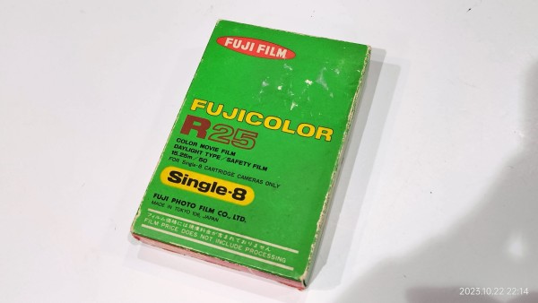1975/昭和50/FUJI FILM/FUJICOLOR R25/Single8/DAYLIGHT/未開封/旧富士