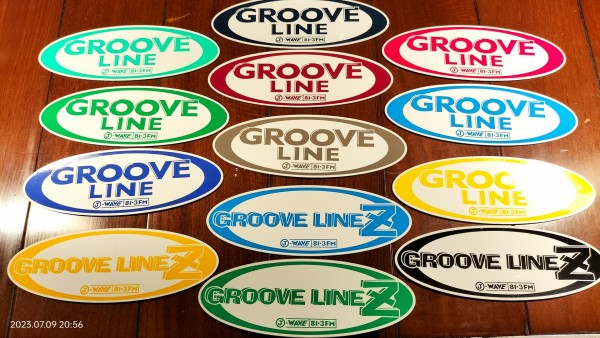 野村訓市　ステッカー　J-WAVE 4枚セット 1998-2022/平成10-令和4/J-WAVE/GROOVE LINE/GROOVE LINE Z/ステッカー