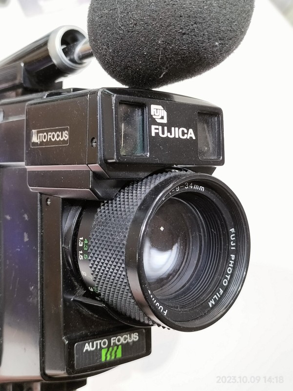 FUJICA シングル8 P400 Japanese Vintage 8mm Film Camera, 