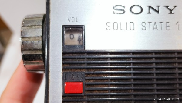 1967/昭和42/SONY/TFM-110F/FM/SW/MW/SOLUD STATE 11/12 TRANSISTOR/単