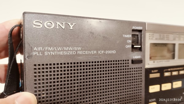 1985/昭和60/SONY/ICF-2001D/AIR/FM/LW/MW/SW/ラジオ受信機/PLL