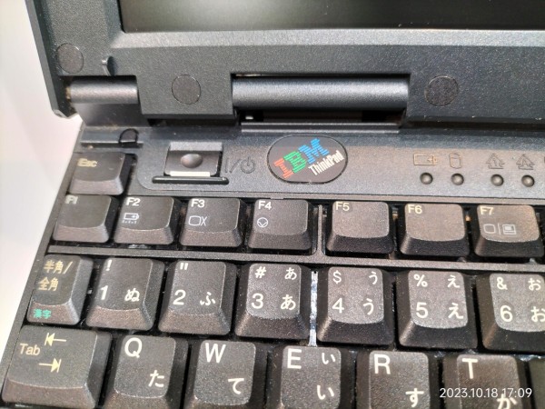 1996/平成8/IBM/ThinkPad 535E/MMX Pentium/B5サイズサブノート/大人の