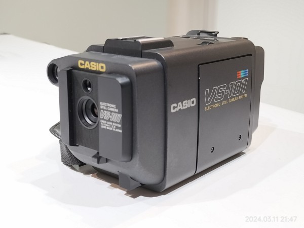 最適な価格 1987/昭和62/CASIO/VS-101/電子スチルビデオカメラ/28万画素/2 ビデオカメラ
