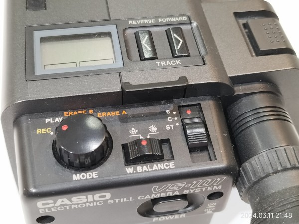 1987/昭和62/CASIO/VS-101/電子スチルビデオカメラ/28万画素/2