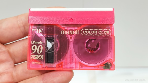 2001/平成13/maxell/Mini DV COLOR CLUB/ダイヤモンド・ライク