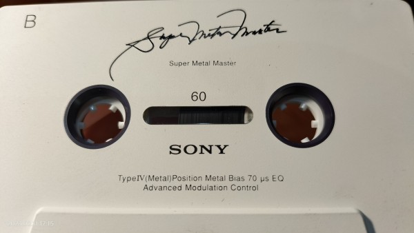 1993/平成5/SONY/Super Metal Master/メタルテープ/セラミックハーフ
