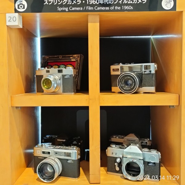 Exhibition/Film cameras of the 1960s/展示/1960年代のフィルムカメラ