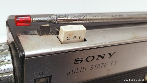 1967/昭和42/SONY/TFM-110F/FM/SW/MW/SOLUD STATE 11/12 TRANSISTOR/単