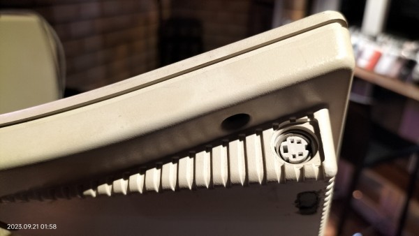 1989/平成1/Apple/Apple Keyboard/Macintosh SE30付属キーボード/F