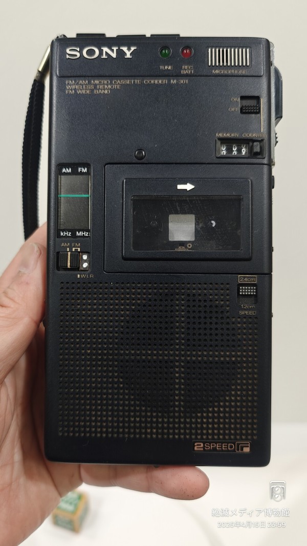 1978/昭和53/SONY/M-301/MicroCassette/FMAM/2 SPEED/ラジオ 1978/昭和53/SONY/M-301/MicroCassette/FMAM/2 SPEED/ラジオ