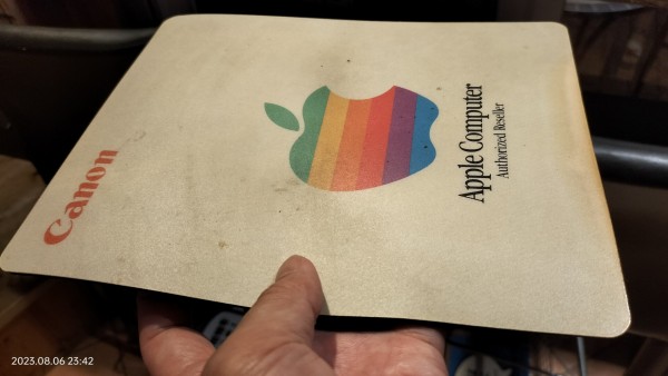 1992/平成4/Canon/キヤノン販売/Apple Computer Authorized Reseller