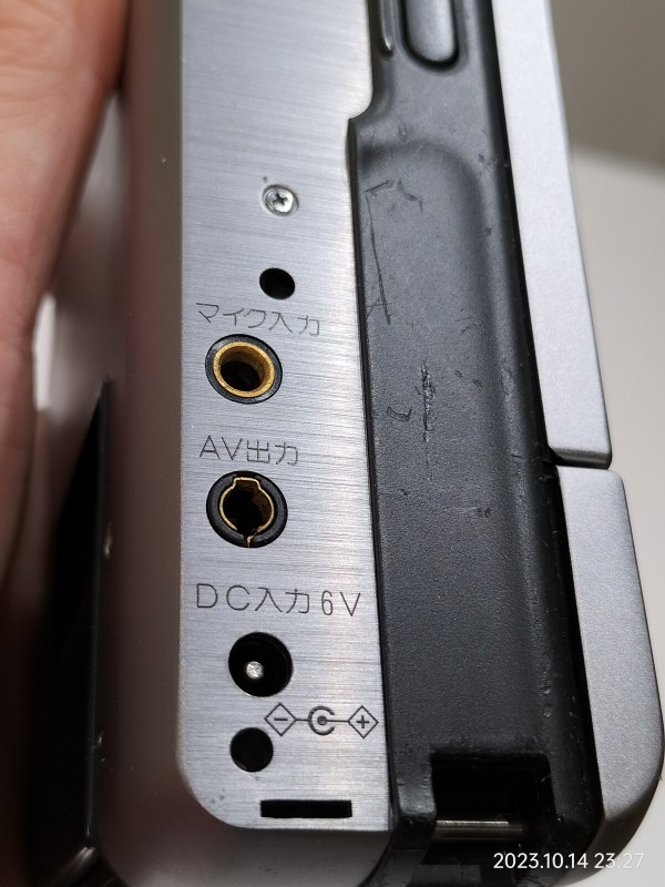 1995/平成7/Victor/GR-DV1/縦型ビデオカメラデザインの元祖/液晶なし