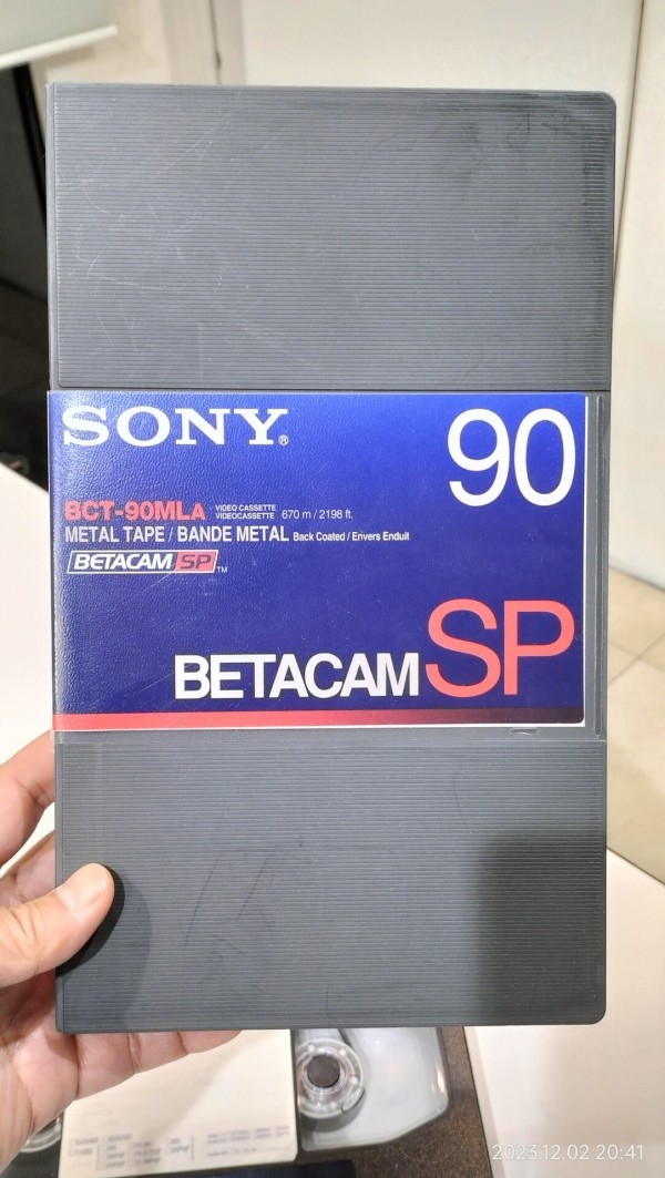 2000/平成12/SONY/BCT-90MLA/BETACAM SP/90分/ベーカムビデオテープ