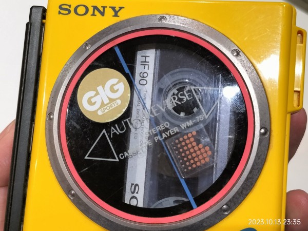 SONY ウォークマンWM-55 通電確認済みテープジャンク - カセットテープ