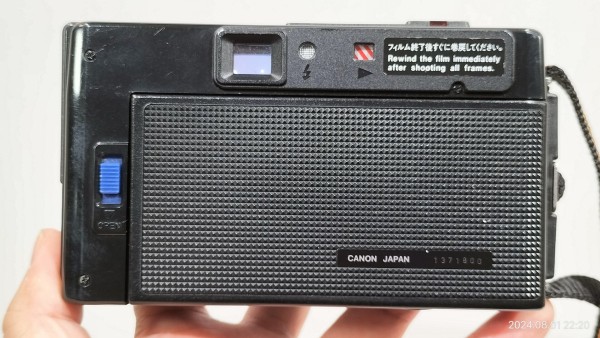 1979/昭和54/Canon/AF35M/Autoboyは愛称として使用/38mm/F2.8