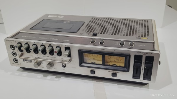 1974/昭和49/SONY/TC-2860SD/カセットデンスケ TypeⅢ/フェライト＆フェライトヘッド/FG付きDCサーボモーター/DOLBY  NR/MPXフィルター/Fe-Cr/CrO2/NORMAL/発売時69800円/ : Extinct Media Museum | 絶滅メディア博物館