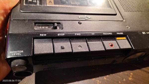 1978/昭和53/SONY/TC-D5/カセットデンスケD5/DOLBY NR/Bタイプ/Fe-Cr