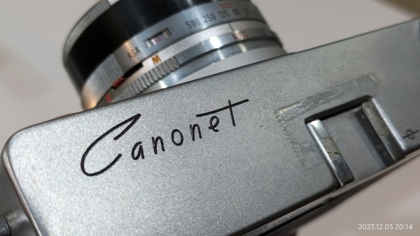 1961/昭和36/Canon/Canonet/キヤノネット初代/完全自動露出