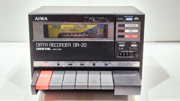 1986/昭和61/AIWA/DR-20/データレコーダー/プログラムレコーダー/ : Extinct Media Museum | 絶滅メディア博物館