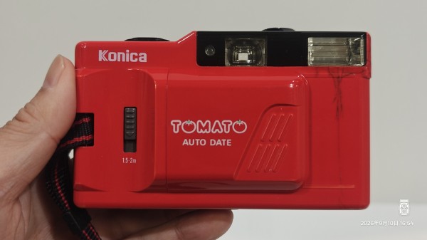 1985/昭和60/Konica/TOMATO AUTO DATE/35mm Compact Camera/35mm F4