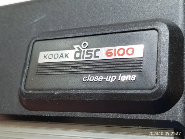 1984/昭和59/KODAK/KODAK DISC 6100/ディスクフィルムカメラ/クローズ