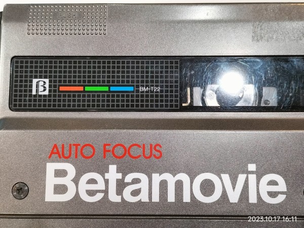 1984/昭和59/TOSHIBA/BM-T22/AUTO FOCUS BETA MOVIE/SONY BMC-200 OEM