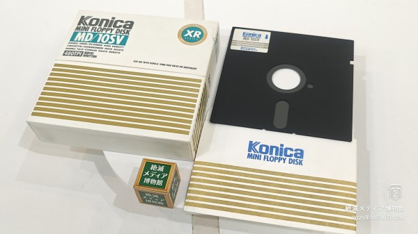 1988/昭和63/Konica/MINI FLOPPY DISK/MD/10SV/480TPI/SERVO WRITTEN