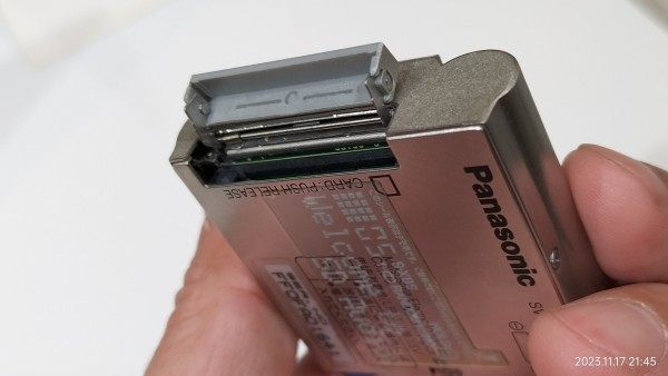 2000/平成12/Panasonic/SV-SD70/MP3/AAC/世界初のSDカード