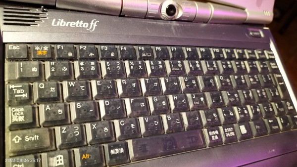 1998/平成10/TOSHIBA/Libretto ff 1100CT/i.Shuttle/SCOOPY/LIVE
