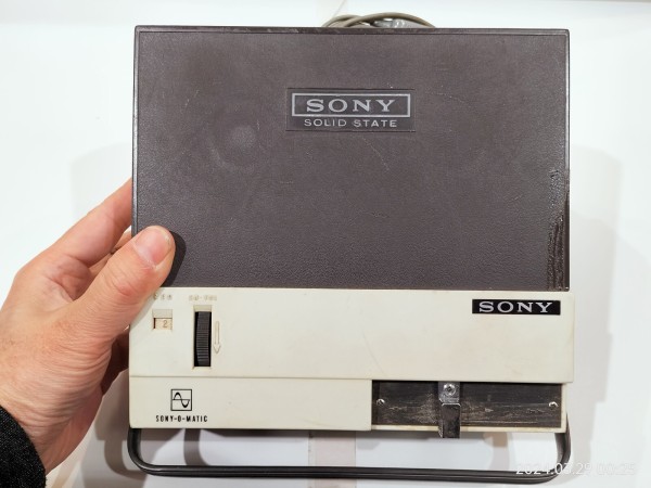1965/昭和40/SONY/TC-123/TAPECORDER/SONY-O-MATIC/3 inch reel/ソニー