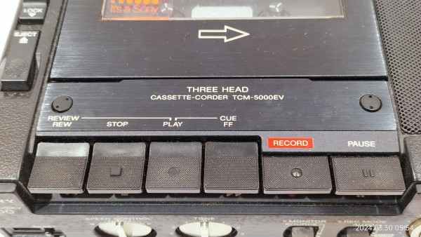 1984/昭和59/SONY/TCM-5000EV/CASSETTE-CORDER/THREE HEAD/VOICE MATIC