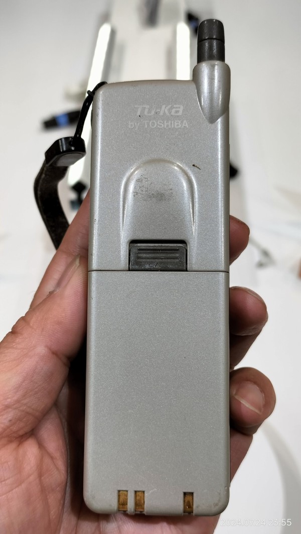 ⭐︎超希少⭐︎ TU-KA タカラトミー スケルトン ガラケー 平成レトロ 1997/平成9/TOSHIBA/TU-KA/TH371型/CyberGiga/ツーカー/スーパー