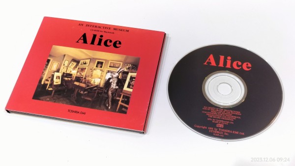 1991/平成3/庄野晴彦/加藤和彦/金子國義/Alice/インタラクティブCD-ROM/ : Extinct Media Museum |  絶滅メディア博物館