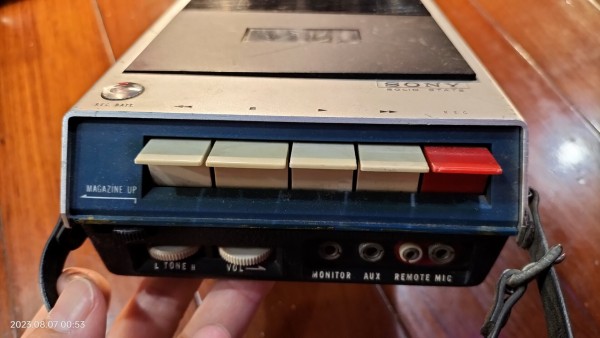 1966/昭和41/SONY/TC-100/TAPECORDER/マガジンマチック100/単2