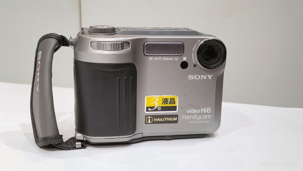 SONY　CCD-SC55　Hi8　8mm対応 1996/平成8/SONY/CCD-SC55/Handycam/液晶ハンディカム/パスポート