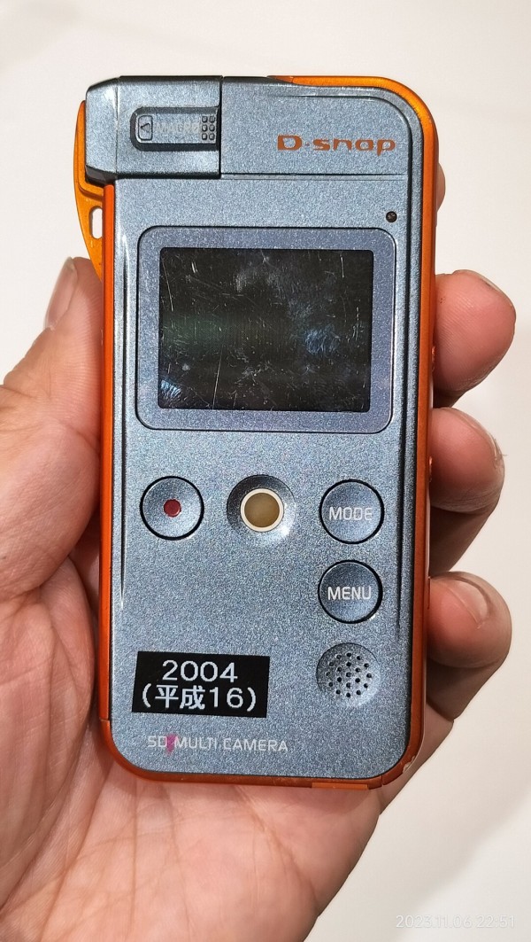 2004/平成16/Panasonic/SV-AS30/D-Snap/SD MULTI CAMERA/324万