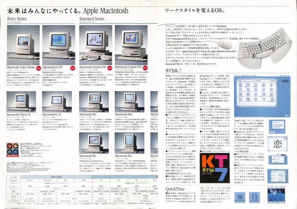 1993/平成5/Apple/Macintosh/マッキントッシュ・プロダクツ・ライン