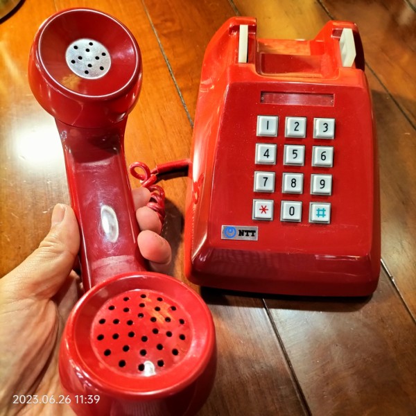 1985/昭和60/NTT/601-P/CL電話機/押しボタン式電話機/プッシュホン 