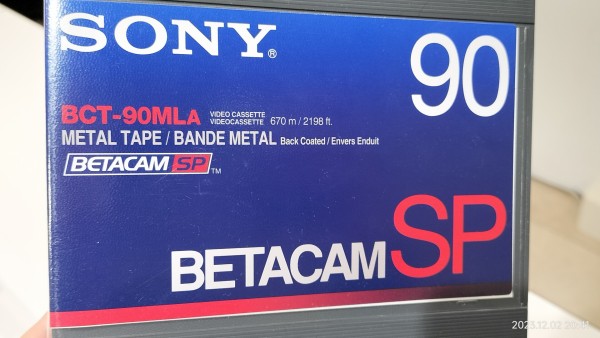 2000/平成12/SONY/BCT-90MLA/BETACAM SP/90分/ベーカムビデオテープ