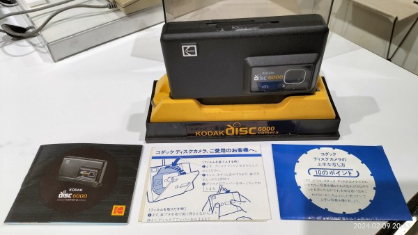 コダックディスクカメラ6000　（新品）超珍品 1985/昭和60/KODAK/KODAK DISC 6000/ディスクフィルムカメラ