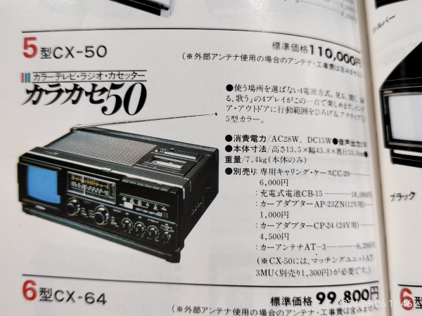 1982/昭和57/Victor/ビクター〈セールスマン用〉カタログ/Compo34