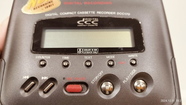 1994/平成6/PHILIPS/DCC170/DIGITAL COMPACT CASSETTE RECORDER