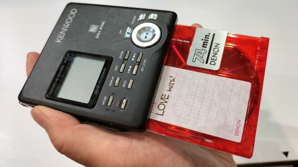 1999/平成11/KENWOOD/DMC-L7R/MiniDisc/24bit ATRAC/ポータブルミニ