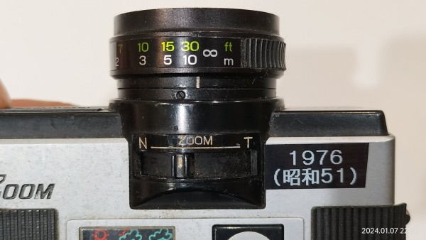 1976/昭和51/FUJIFILM/Pocket Fujica 350 ZOOM/光学1.7倍/110カメラ