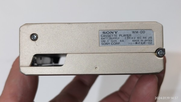 1982/昭和57/SONY/WM-DD/WALKMAN DD/ウォークマンDD/ディスクドライブ