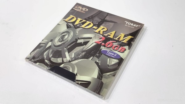 推定1997/平成9/TORAY/DVD-RAM/VPK2209/Type-2/2.6GB/片面/東レ