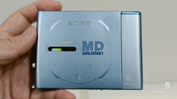 1997/平成9/SONY/MZ-E25/MD WALKMAN/ソニー/ミニディスクプレーヤー