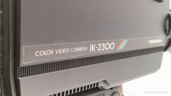 【昭和レトロ】 動作OK 顕微鏡ビデオカメラ 東芝 IK-2300 レンズ付 昭和レトロ】 動作OK 顕微鏡ビデオカメラ 東芝 IK-2300 レンズ付