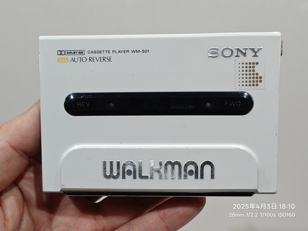 1987/昭和62/SONY/WM-501/WALKMAN/カセットケースサイズ