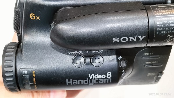 1990/平成2/SONY/CCD-TR45/Handycam/ハンディカム/8ミリビデオ